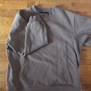 white fox crewneck brown limited edition size s/m